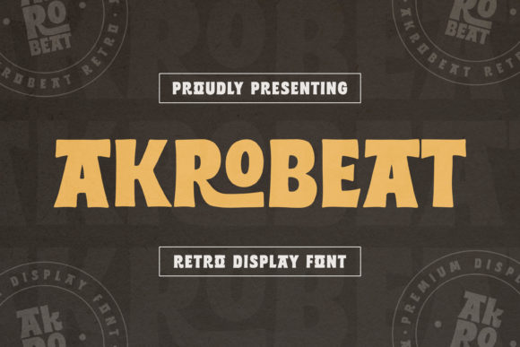 Akrobeat: A Bold and Creative Display Font for Web Design