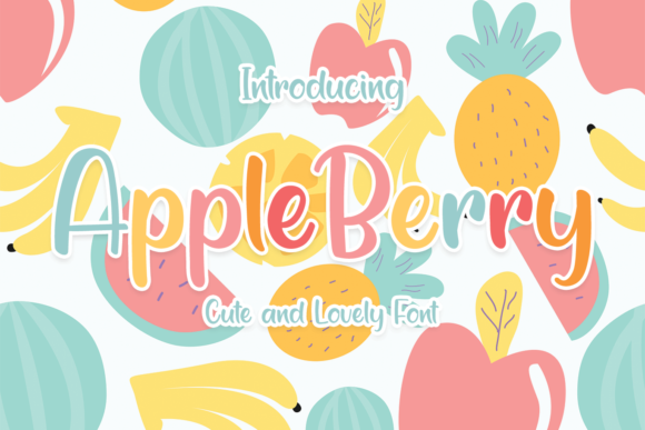 Apple Berry: A Playful Display Font for Modern Web Design