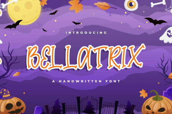 Bellatrix: A Spooky and Cool Display Font for Marketers