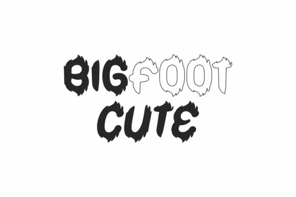 Bigfoot Cute: A Fun and Playful Display Font