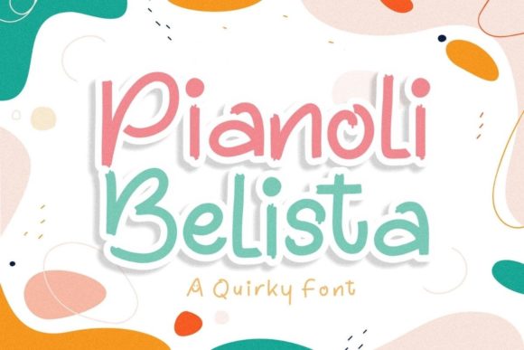 Bring Charm to Your Creations with Pianoli Belista Font