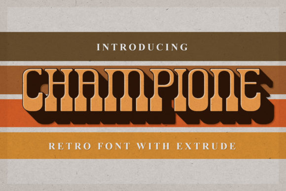 Champione: A Retro Font for Modern Business Branding