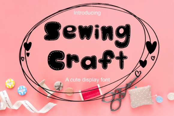 Discover Sewing Craft: A Minimal and Neat Display Font