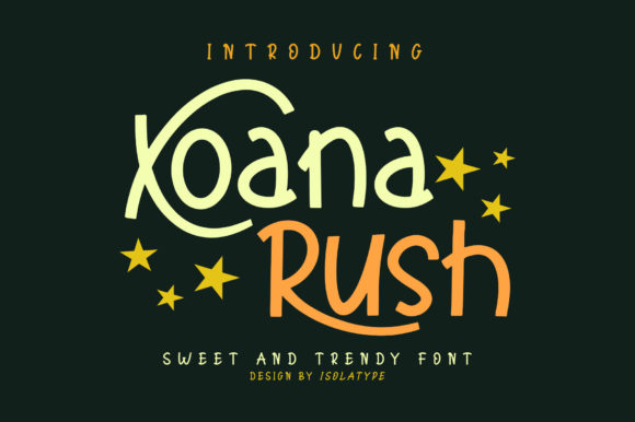 Discover Xoana Rush: A Playful Typeface for Editorial Design