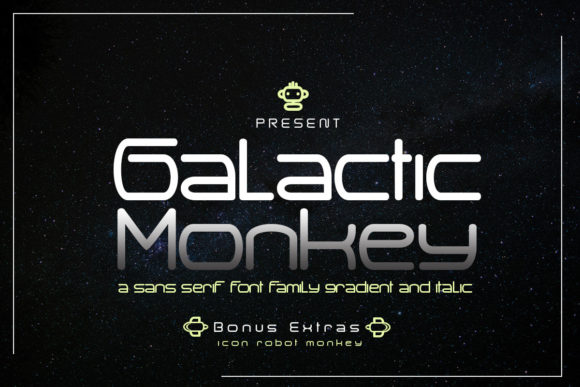 Enhance Your Brand with Galactic Monkey Font