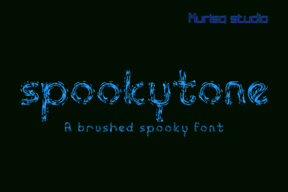 Enhance Your Brand with Spookytone: A Creepy, Brushed Display Font