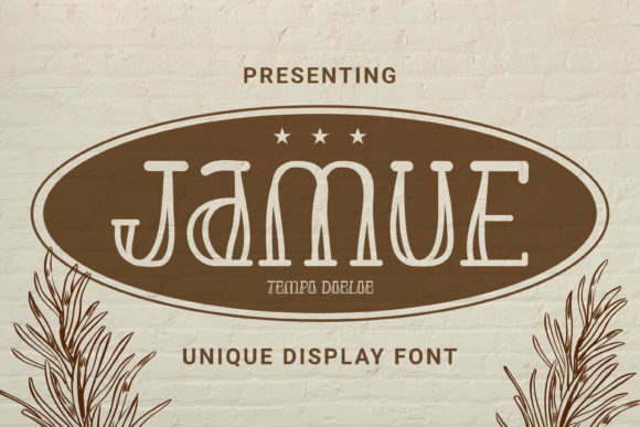 Exploring Jamue: A Versatile Display Font for Creative Branding