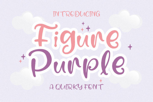 Figure Purple: A Quirky Premium Font for Creative Branding