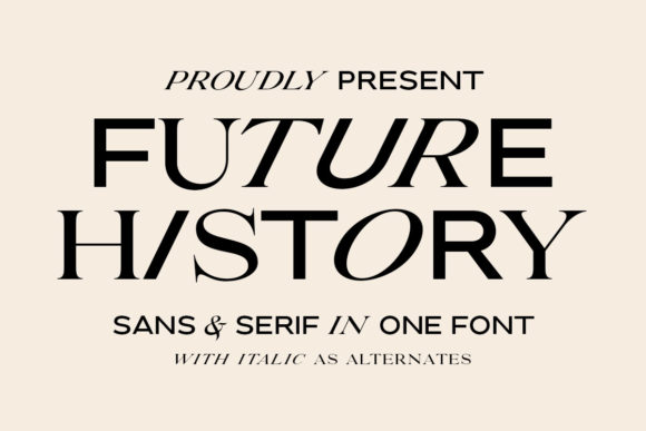 Future History: A Bold Display Font for Web Design