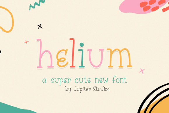 Helium: A Playful Handwritten Font for Engaging Visuals