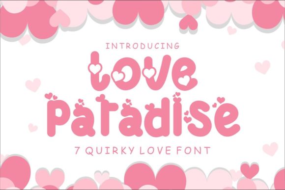 Love Paradise: A Charming Display Font for Web Design