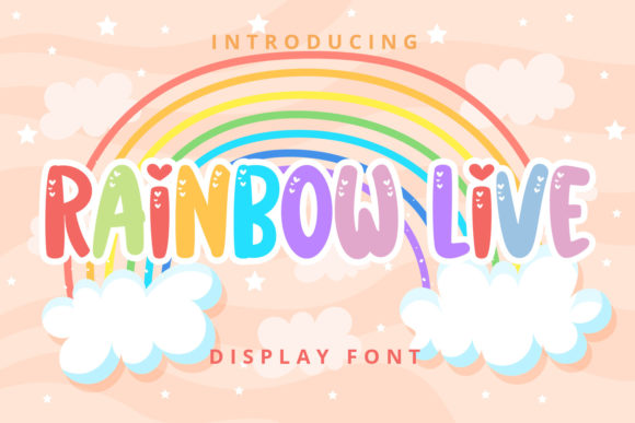 Rainbow Live: A Charming Display Font for Editorial Design