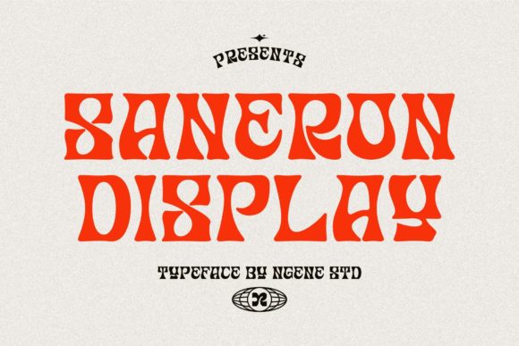 Saneron: A Bold and Stylish Display Typeface