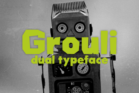 Unleash Creativity with Grouli Dual Typeface