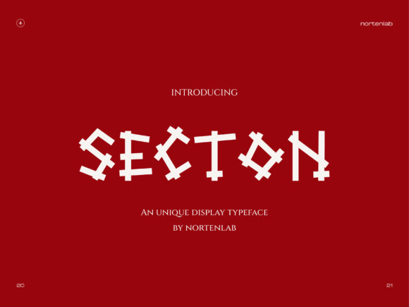 Unleash Creativity with Secton: A Bold Display Font