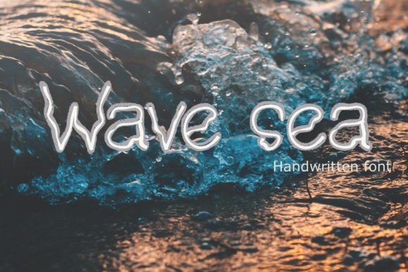 Wave Sea: A Cool and Creepy Display Font for Creative Makers